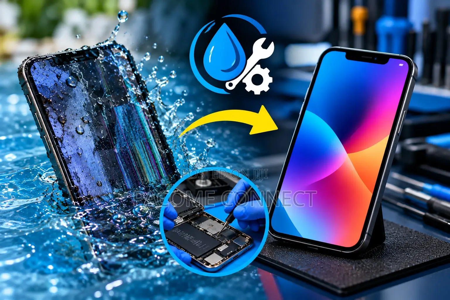 Water Damaged Phones Repair Service