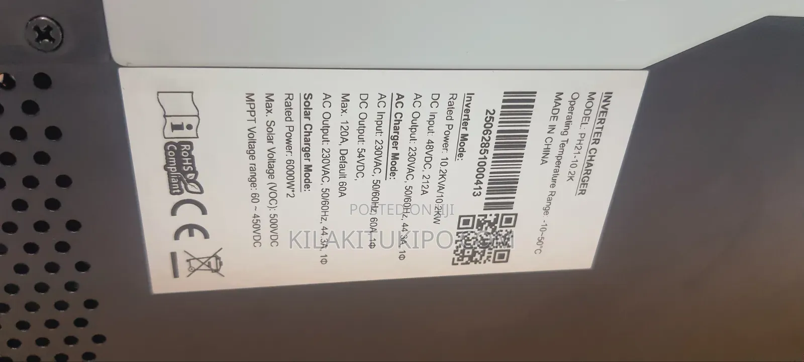 Ske 10.2k Kva/10.2kw Hybrid Inverter