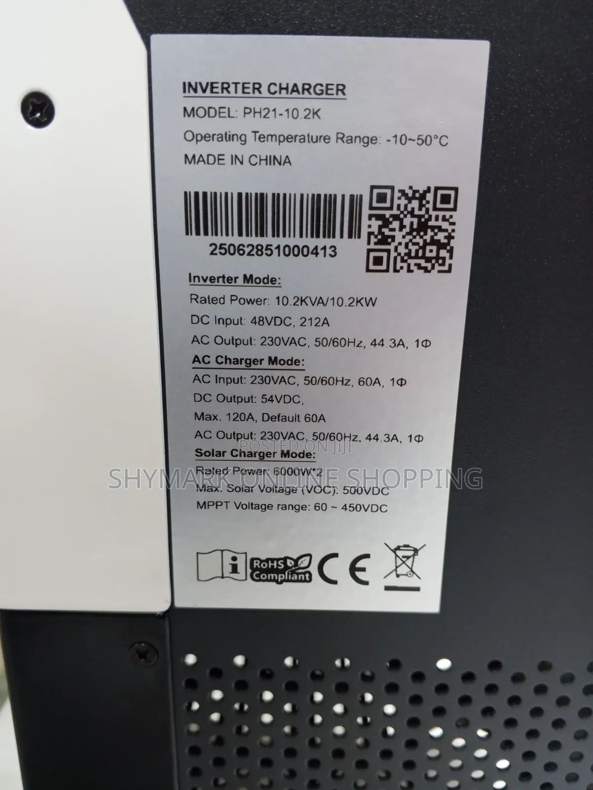 SKE (Smart Key Energy) PH21-10.2K Hybrid Solar Inverter