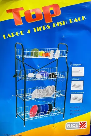Large 4 Tiers Dish Rack