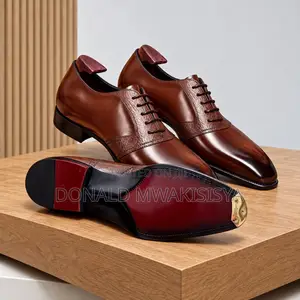 Italian Executive Oxford - Two Tone Brown
