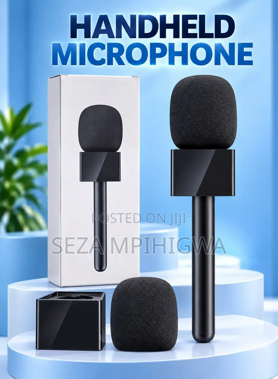 Wireless Handheld Interview Microphone Za Content Creators & Reporters