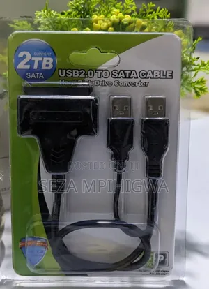 ​USB 2.0 to SATA Cable Adapter (Support Up to 2TB HDD & SSD)
