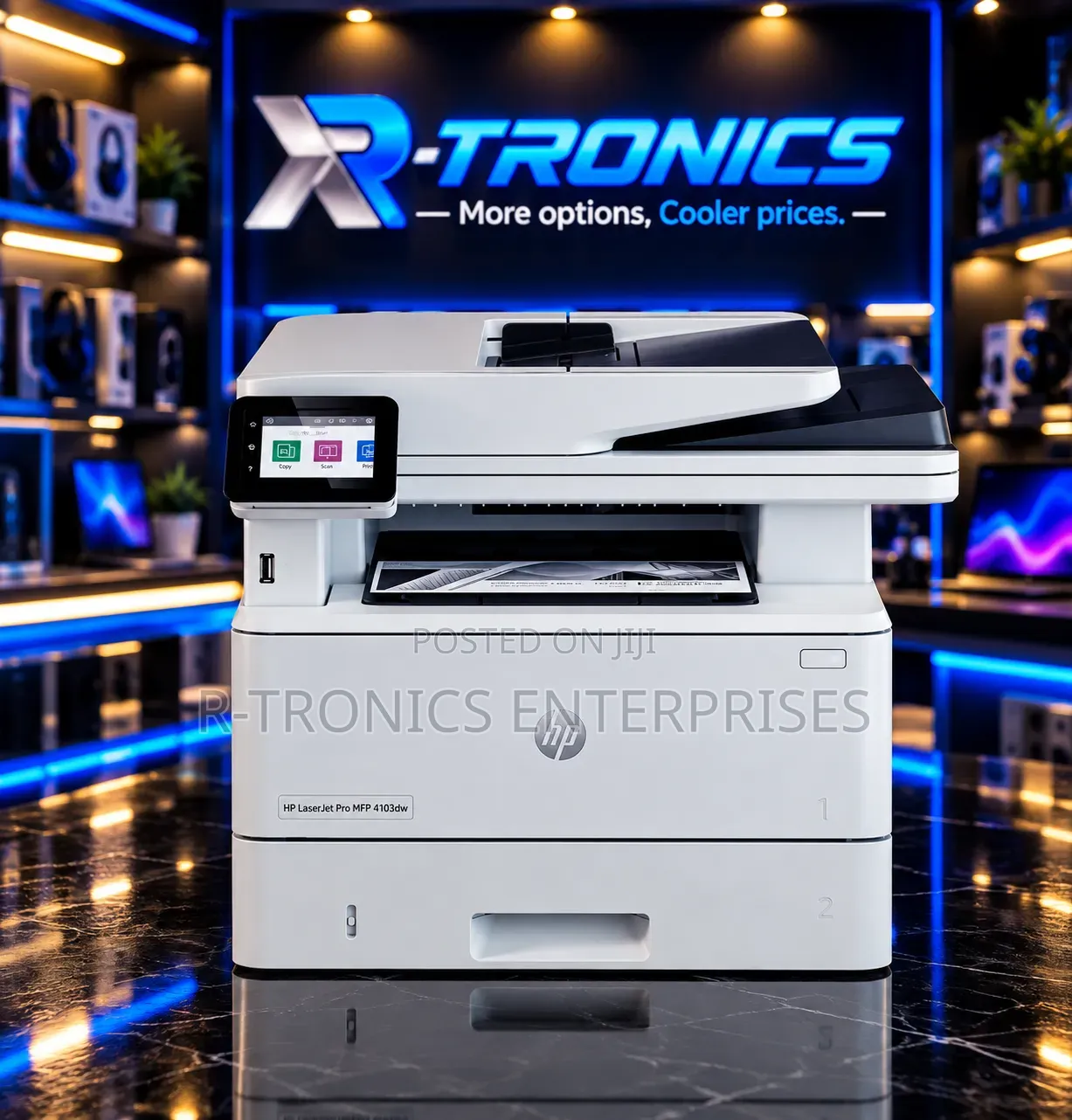 HP LaserJet Pro 4103dw Monochrome Laser Printer