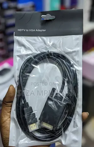 HDTV to VGA Cable Adapter (HDMI Male to VGA Male Cable)