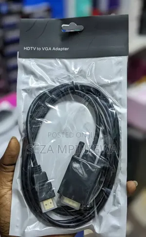 HDTV to VGA Cable Adapter (HDMI Male to VGA Male Cable)