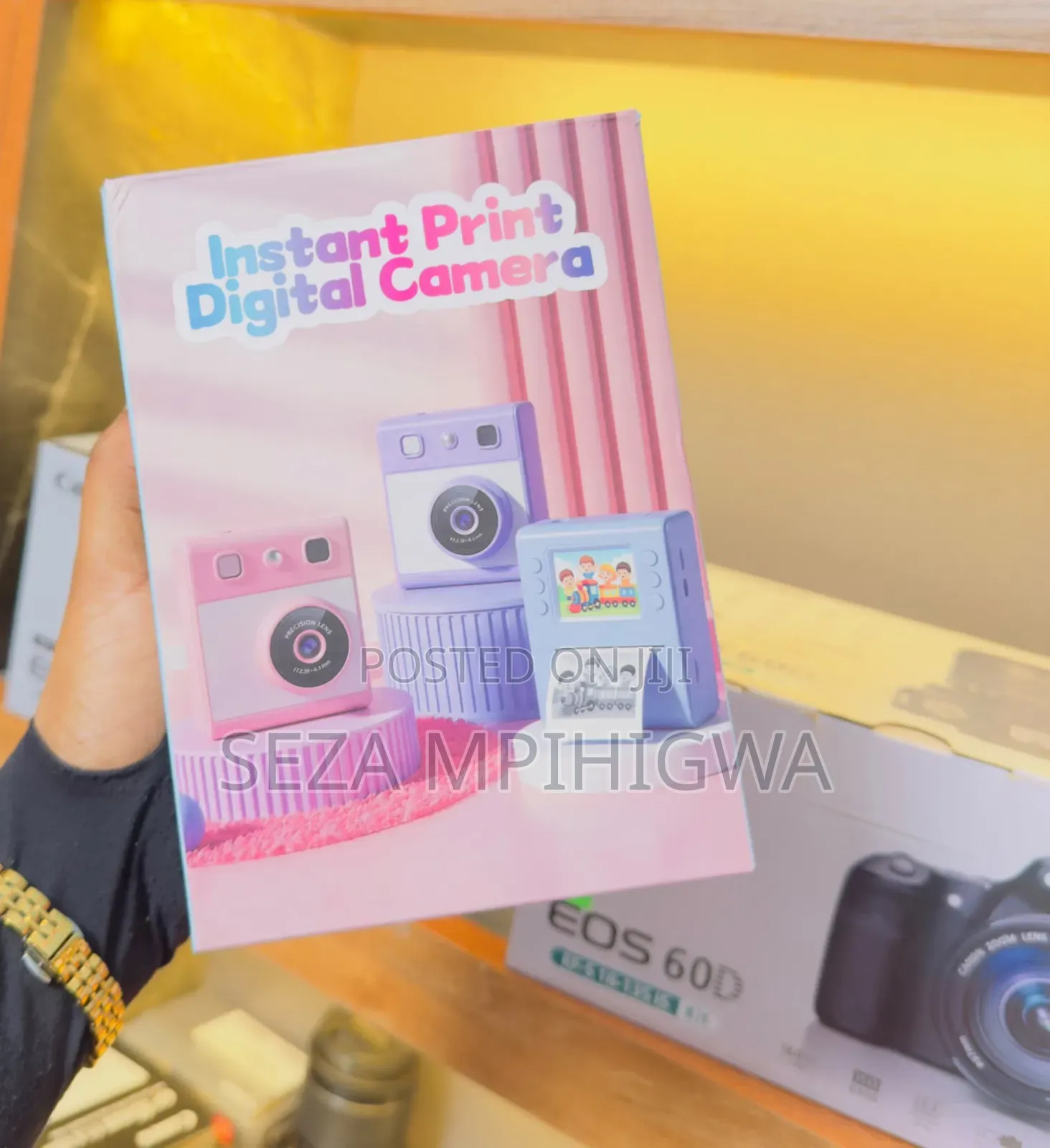 Instant Print Digital Camera Ya Watoto (Picha Papo Hapo - Thermal