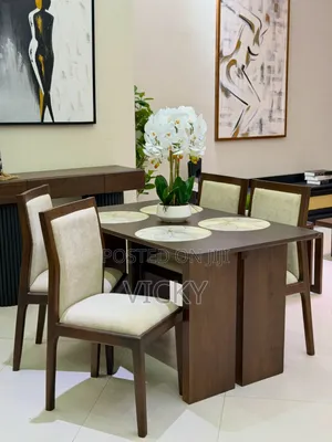 Dining Table Kwa Ya Viti Vinne Kwa 1m Tu