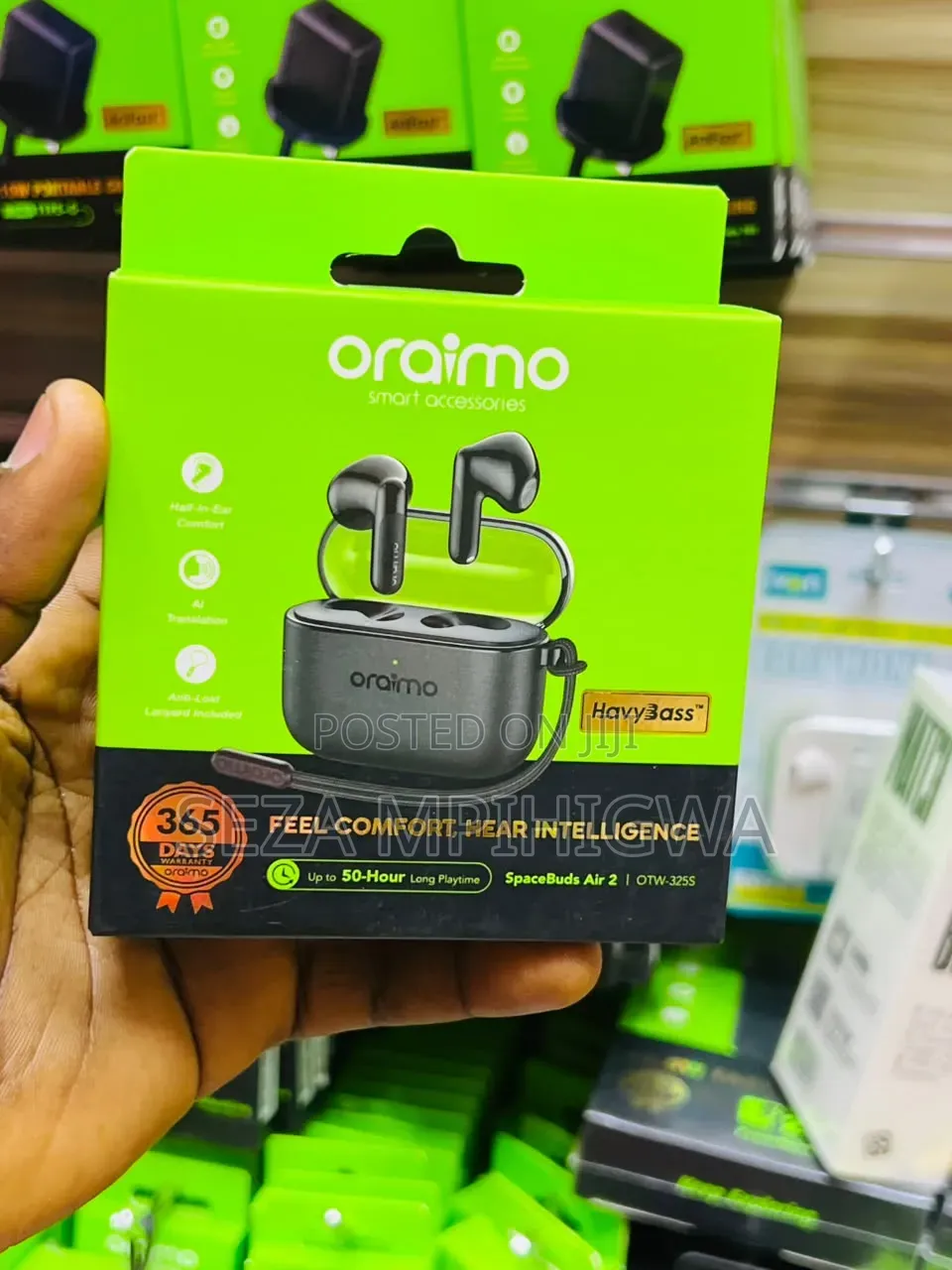 ​Oraimo SpaceBuds Air 2 (OTW-325S) – Wireless Earbuds