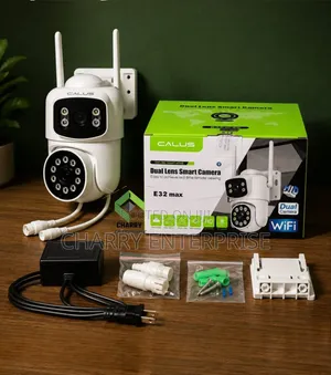 Waterproof CALUS SMART 4G CCTV CAMERA Dual Lens Outdoor WiFi Camera HD