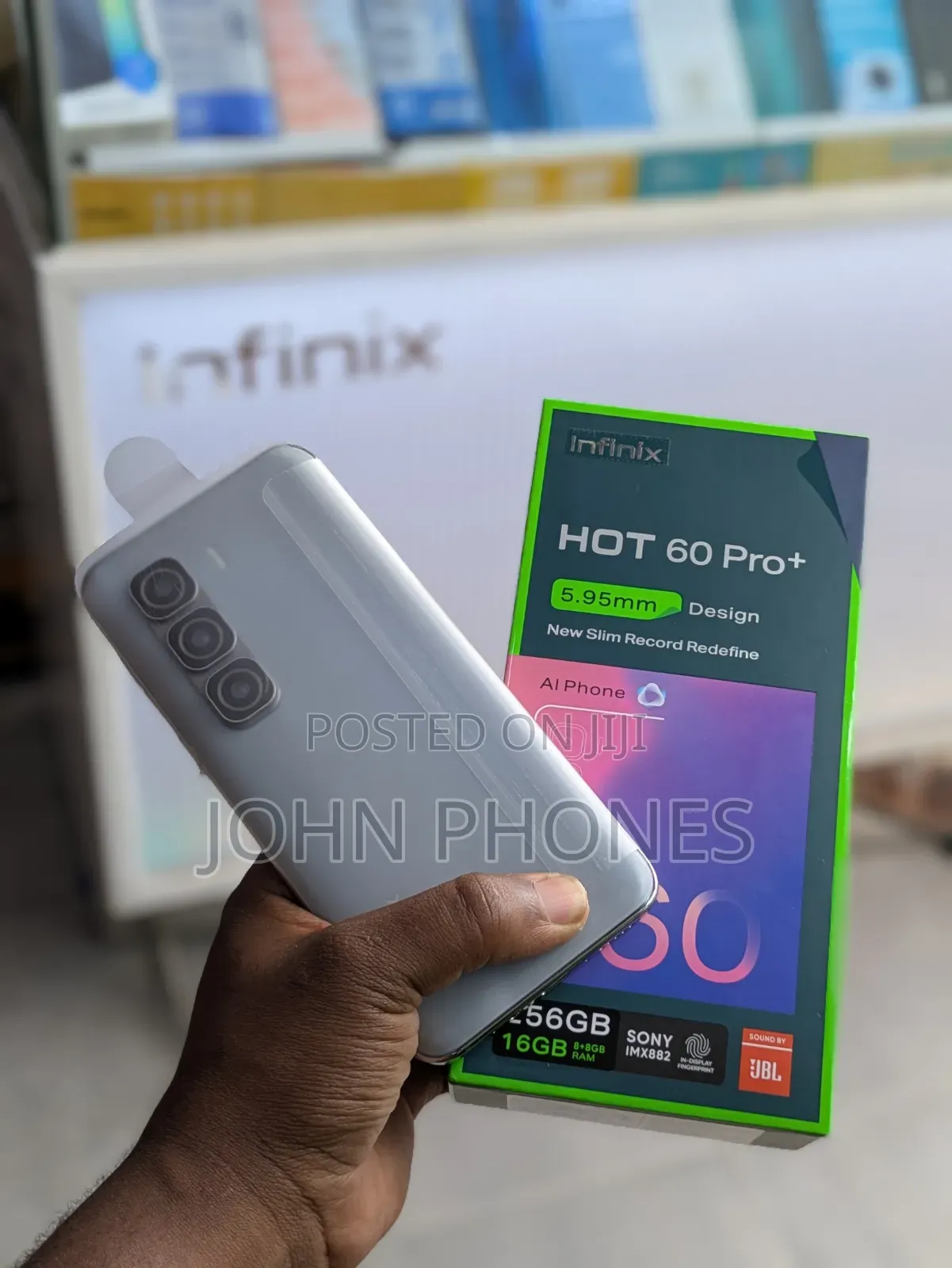 New Infinix Hot 60 Pro+ 256 GB Gray