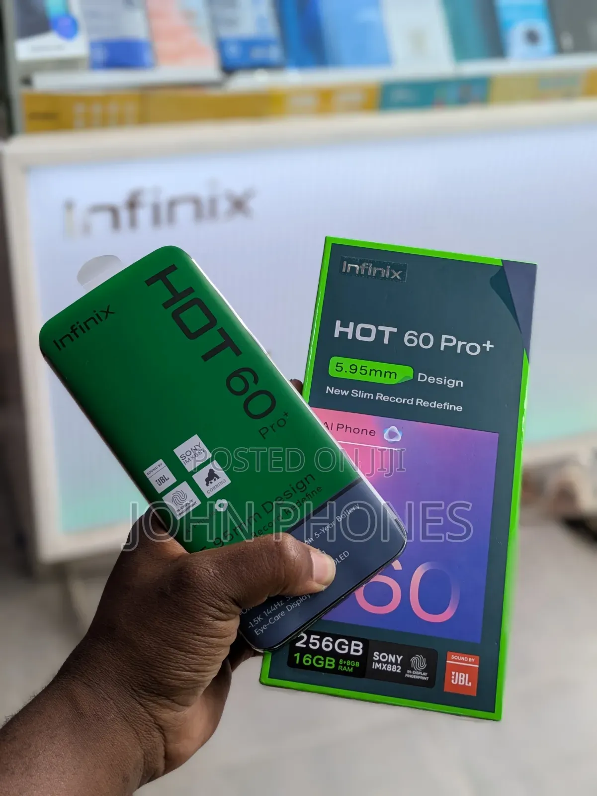 New Infinix Hot 60 Pro+ 256 GB Gray