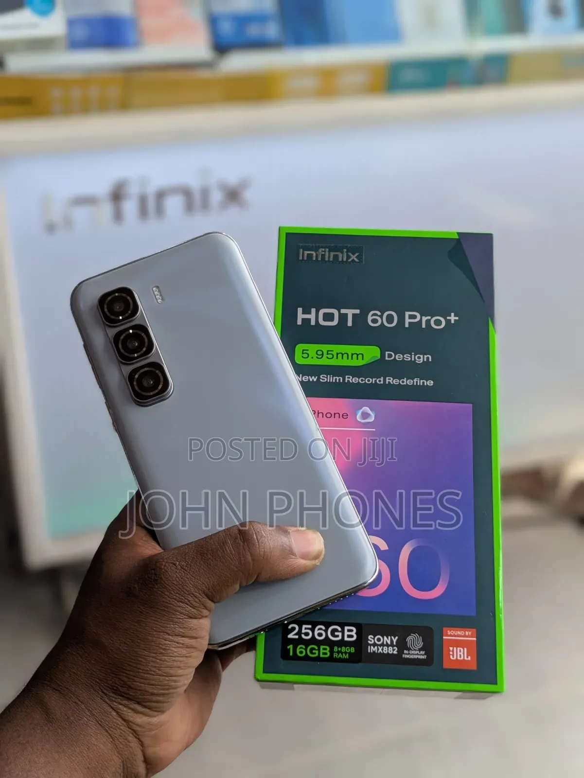 New Infinix Hot 60 Pro+ 256 GB Gray