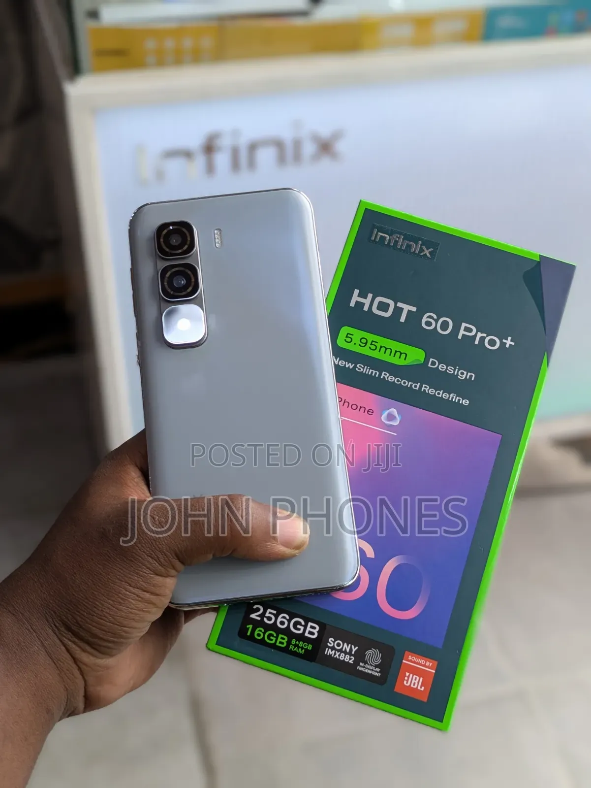 New Infinix Hot 60 Pro+ 256 GB Gray