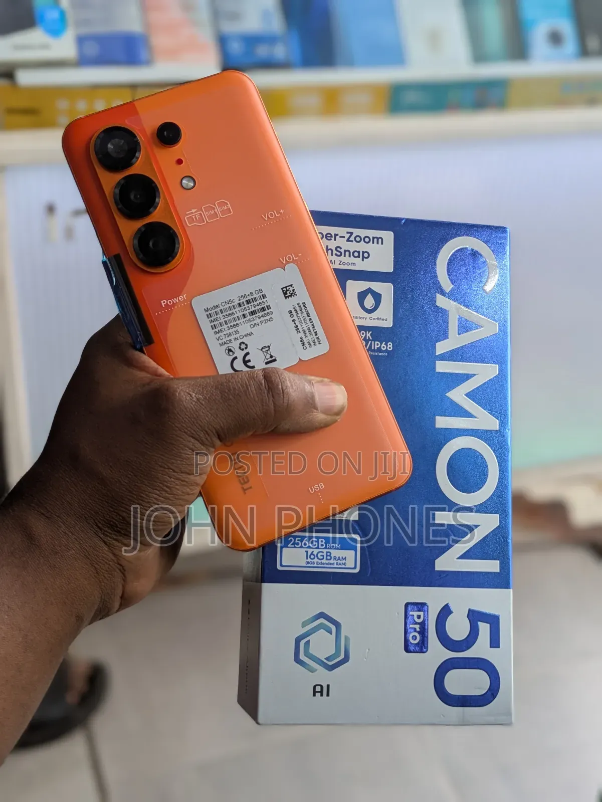 New Tecno Camon 50 Pro 256 GB Orange