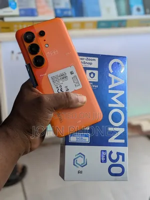New Tecno Camon 50 Pro 256 GB Orange