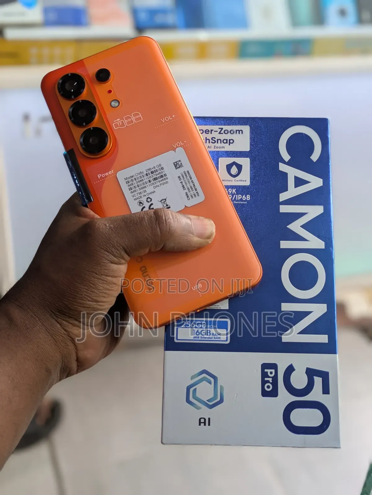 New Tecno Camon 50 Pro 256 GB Orange