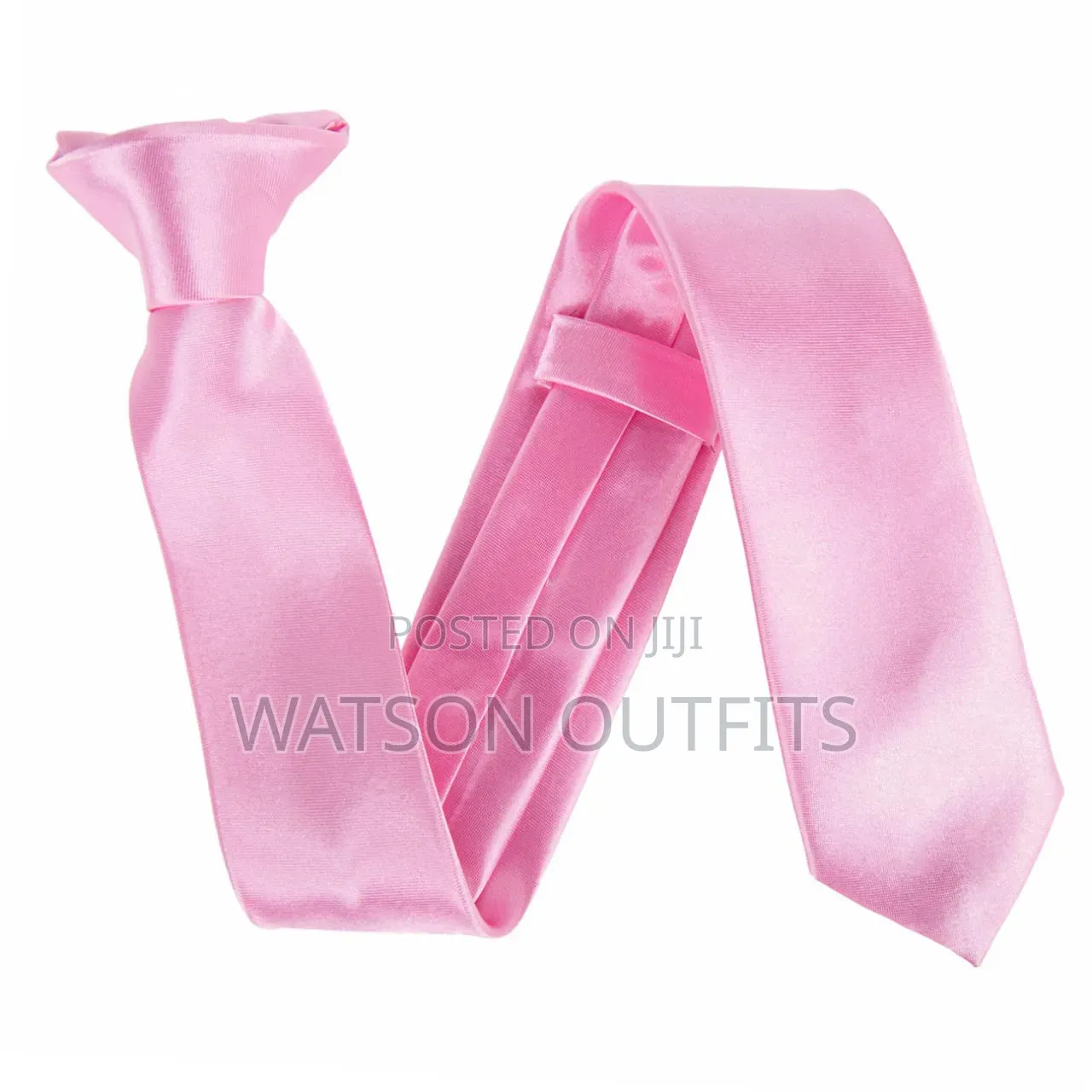 Satin Materials Ties in Thin Mode