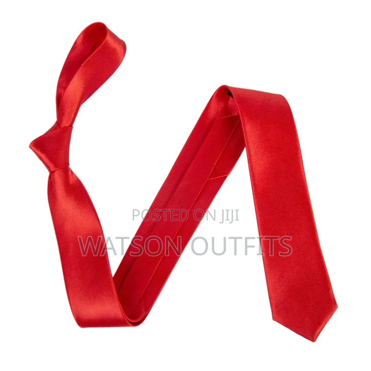 Satin Materials Ties in Thin Mode