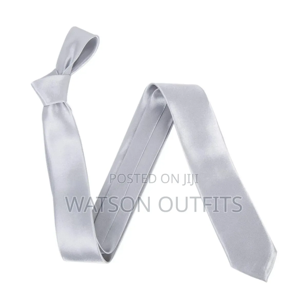 Satin Materials Ties in Thin Mode