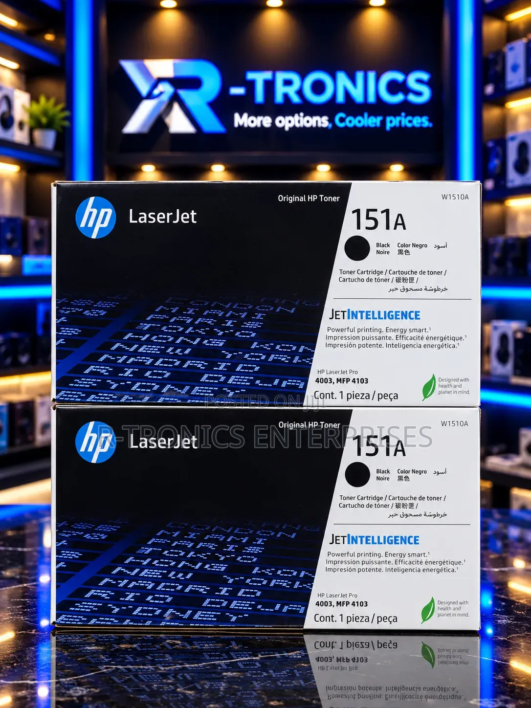 HP 151A Black Original LaserJet Toner Cartridge (W1510A)