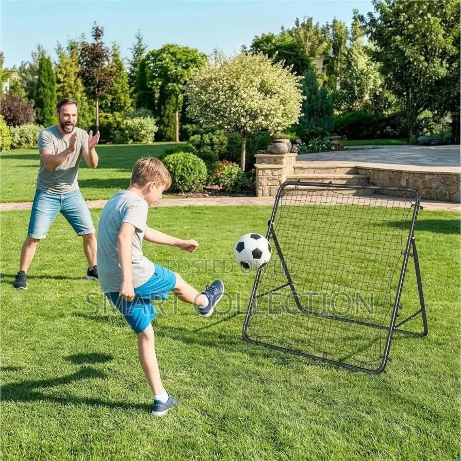Rebounder/Goal Post Foldable 100cm×100cm
