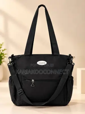 Lilac Tote Bag With Side Tie Details