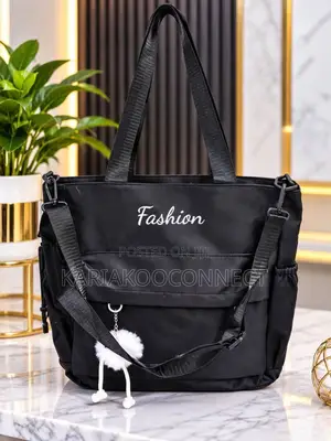 Lilac Tote Bag With Side Tie Details