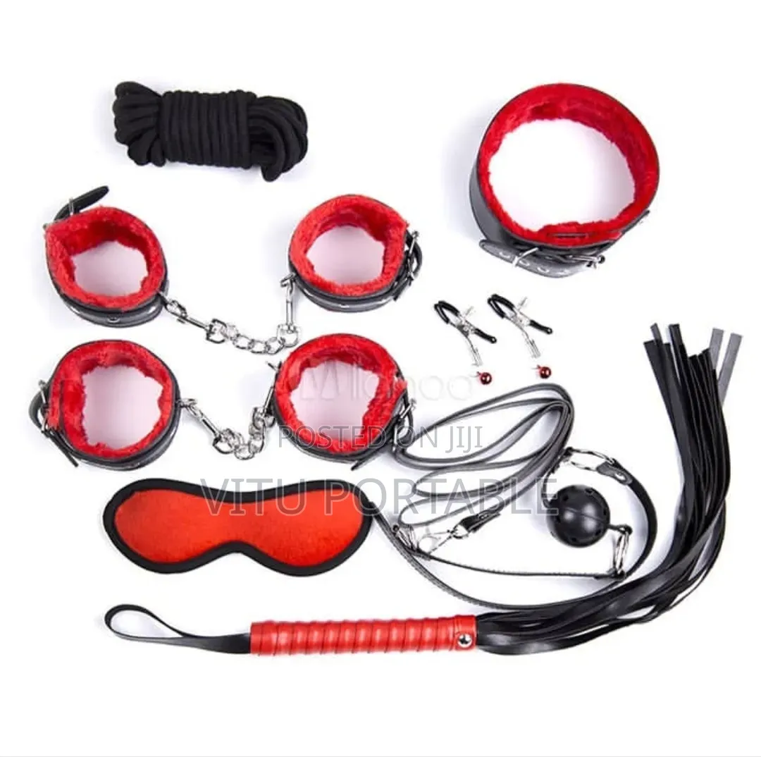 Adult Sex Toy for Couples Men's and Women's Leather Restraint 10 Set