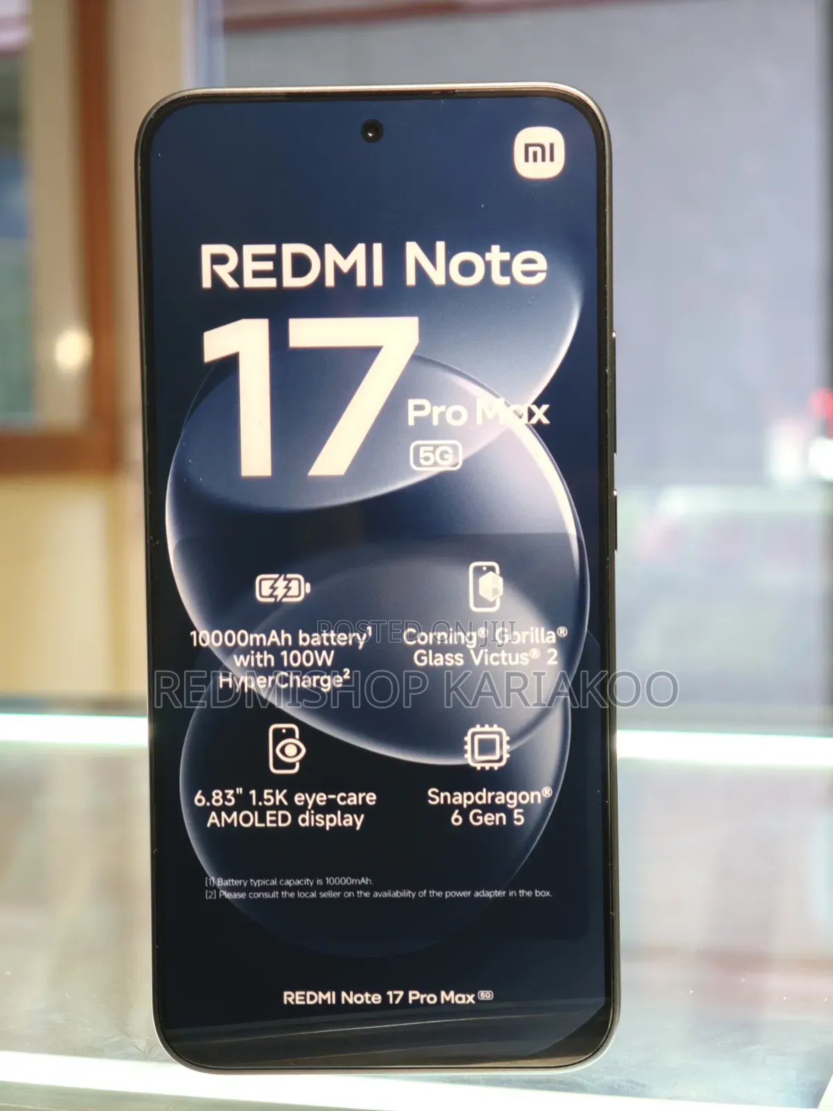 New Xiaomi Redmi Note 17 Pro Max 256 GB Black