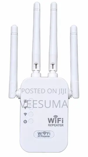 4-Antenna Wireless Wi-Fi Repeater & Range Extender