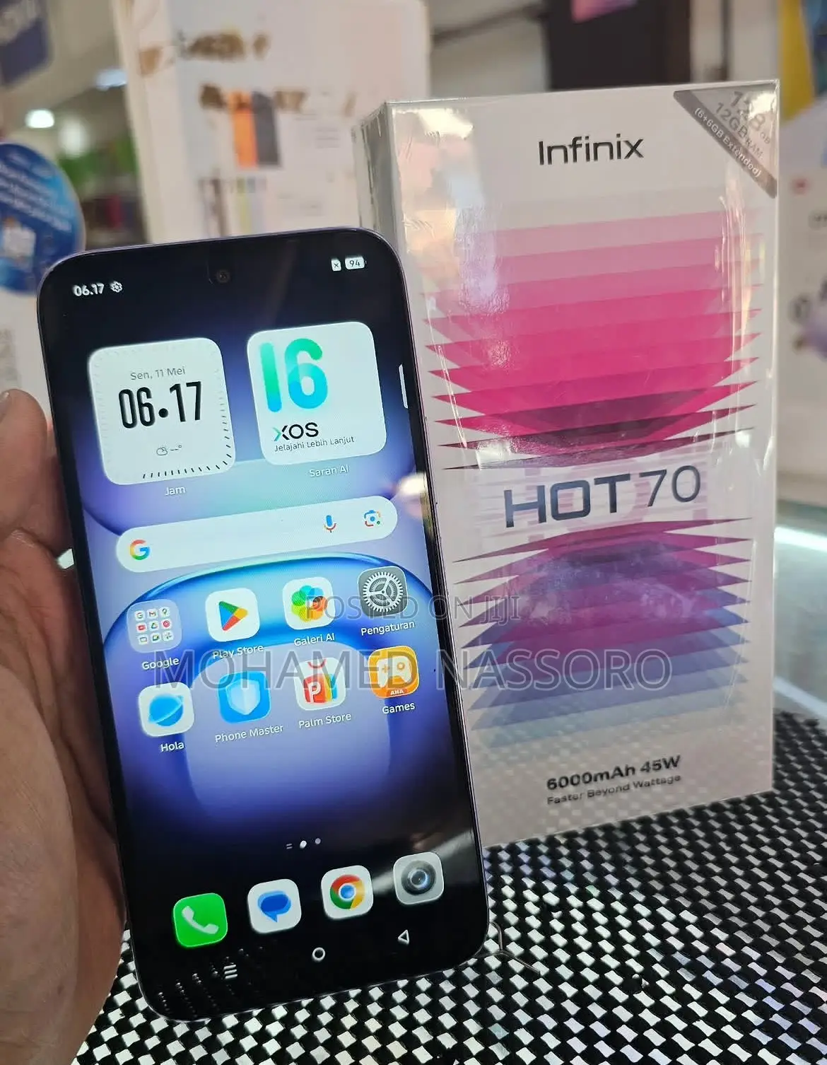 New Infinix Hot 70 256 GB Blue