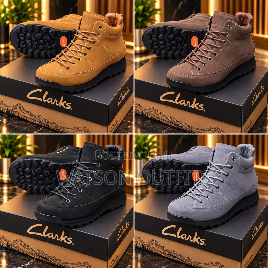 Men's Leather High Cutting Shoes in Classic 4 Colours Design
