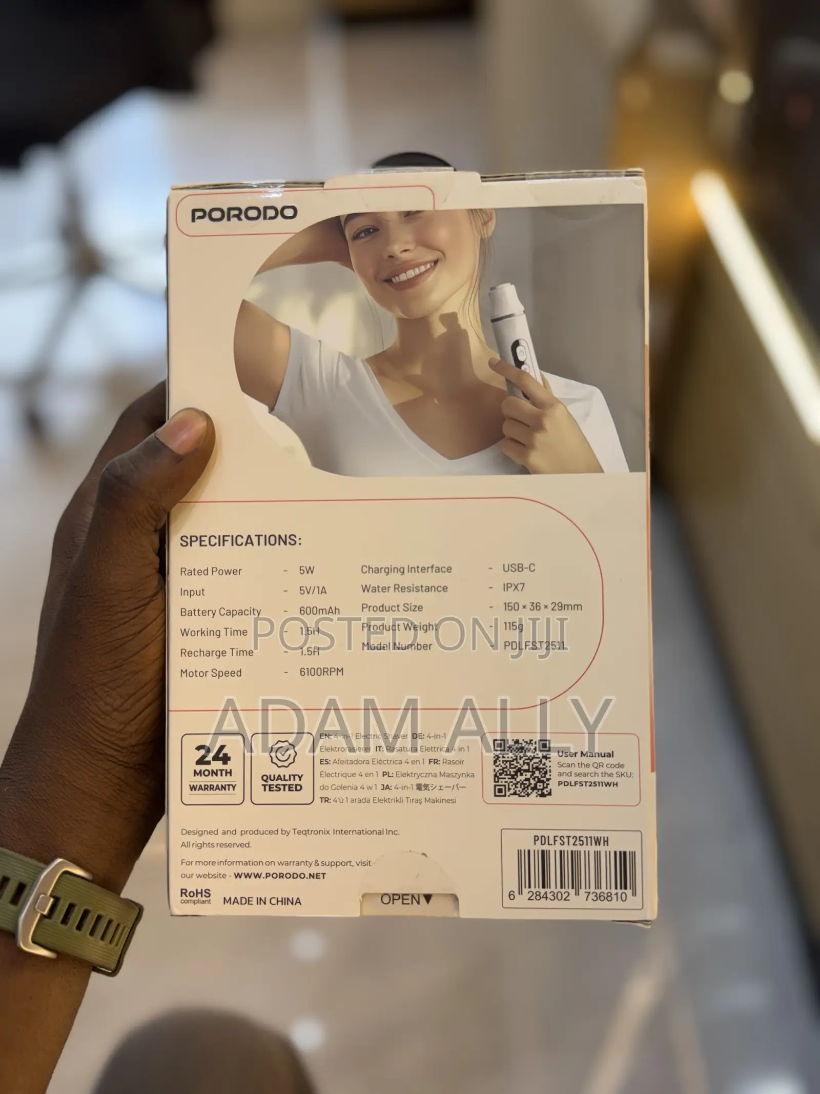 Porodo Face and Body Electric Trimmer