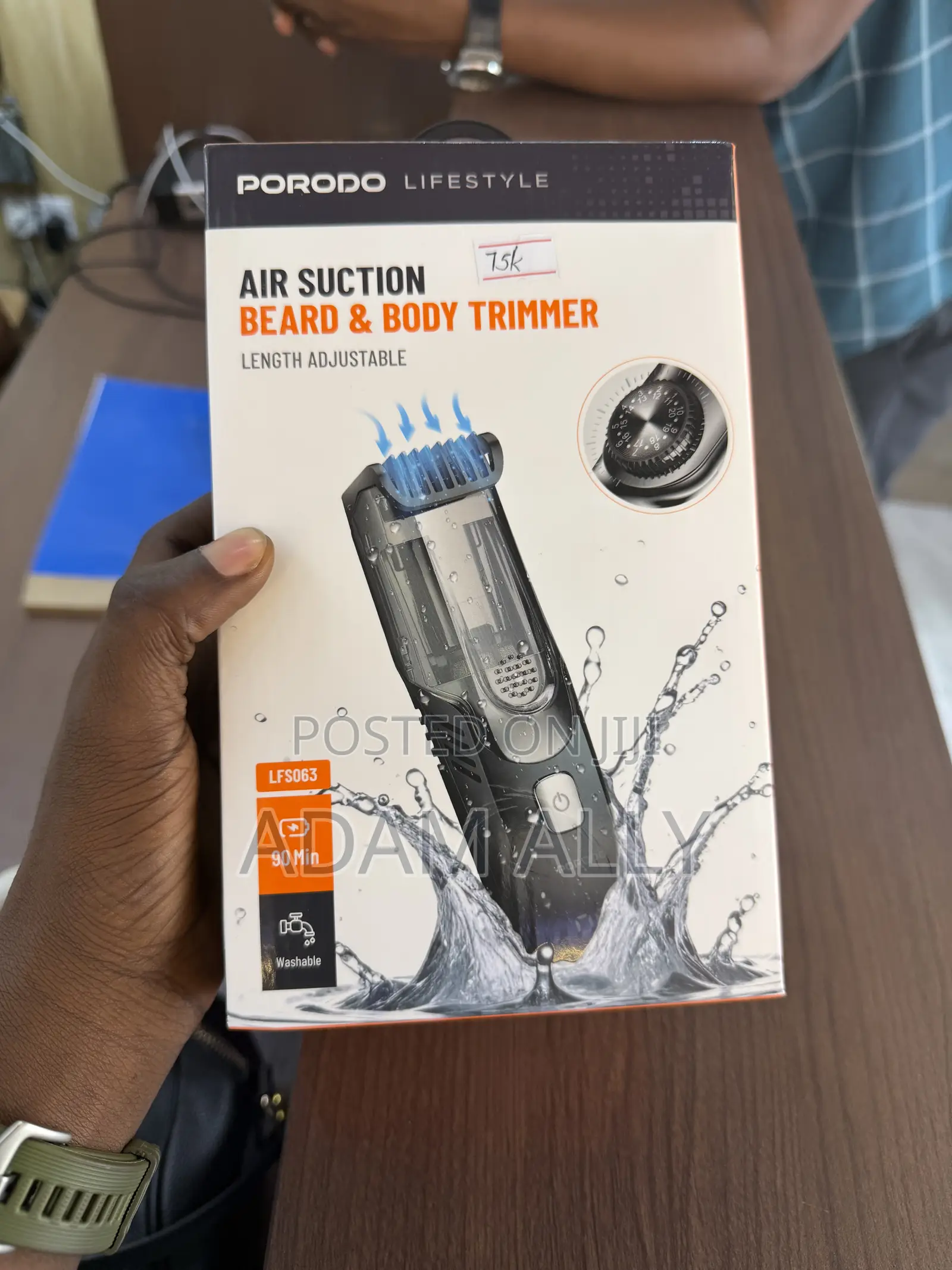 Porodo Air Sunction Beard & Body Trimmer