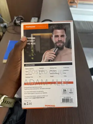 Porodo Air Sunction Beard & Body Trimmer