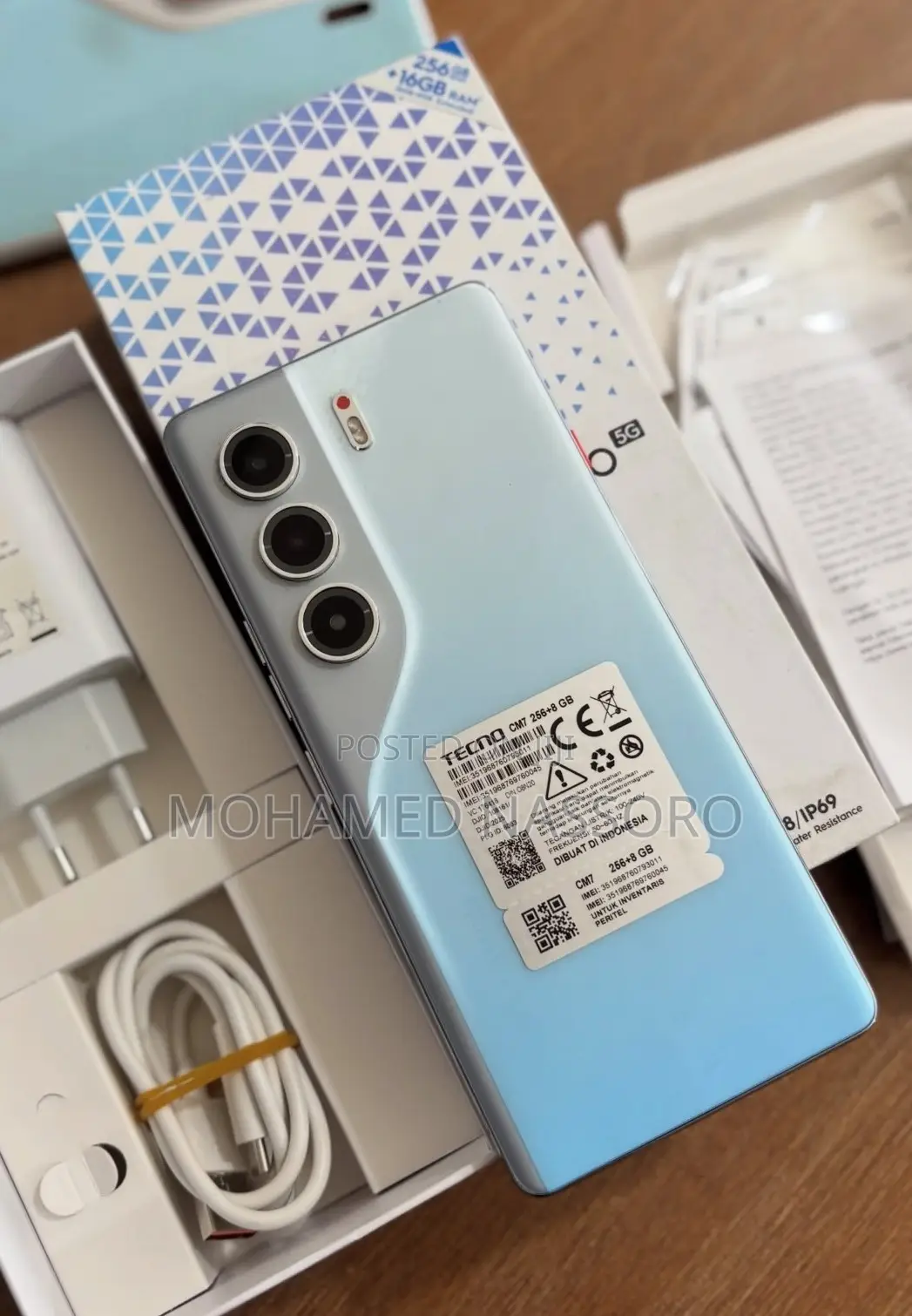 New Tecno Camon 40 Pro 5G 256 GB Black