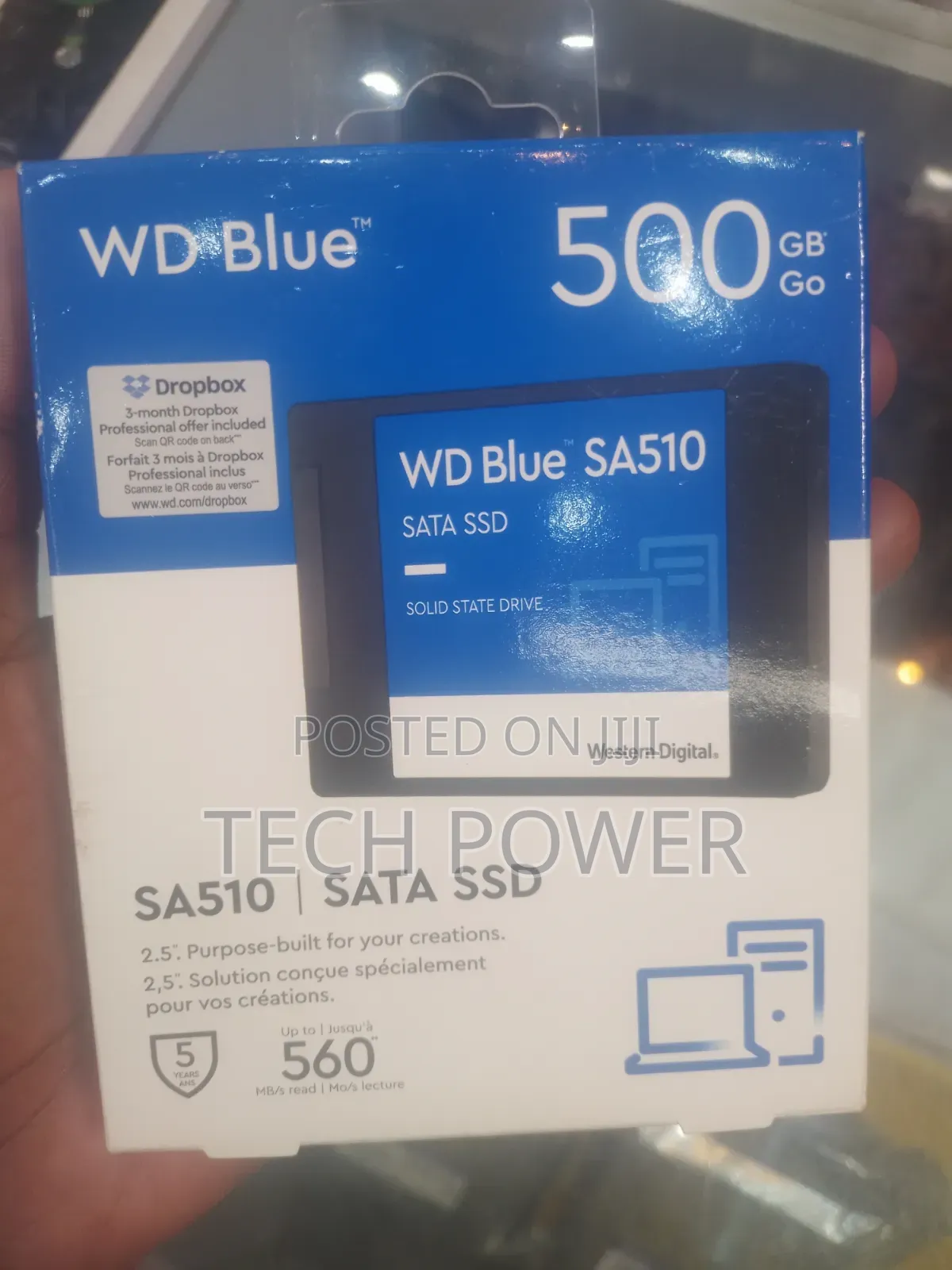 WD Blue 500GB SATA SSD 2.5 Inch for Laptop & Desktop