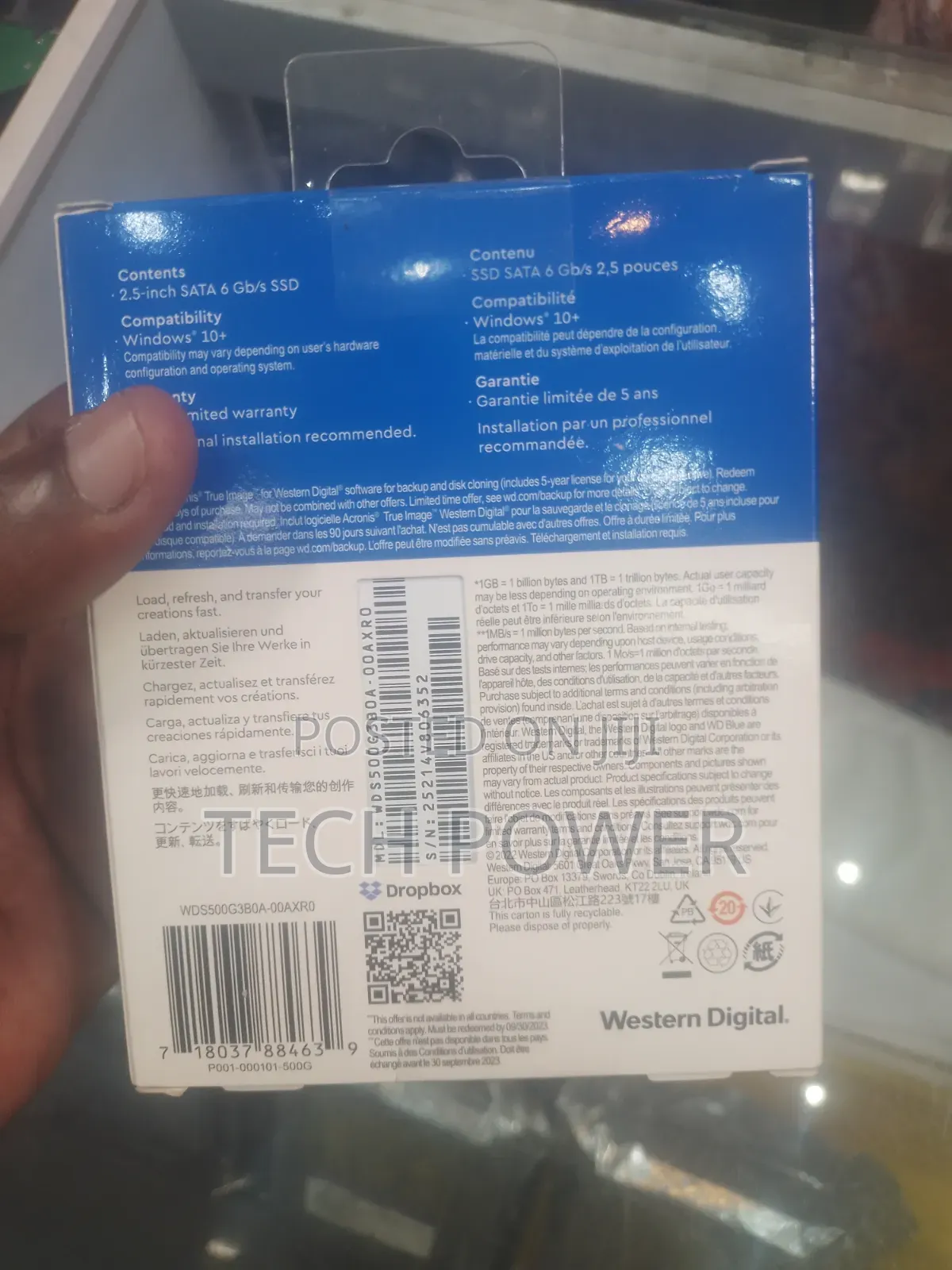 WD Blue 500GB SATA SSD 2.5 Inch for Laptop & Desktop