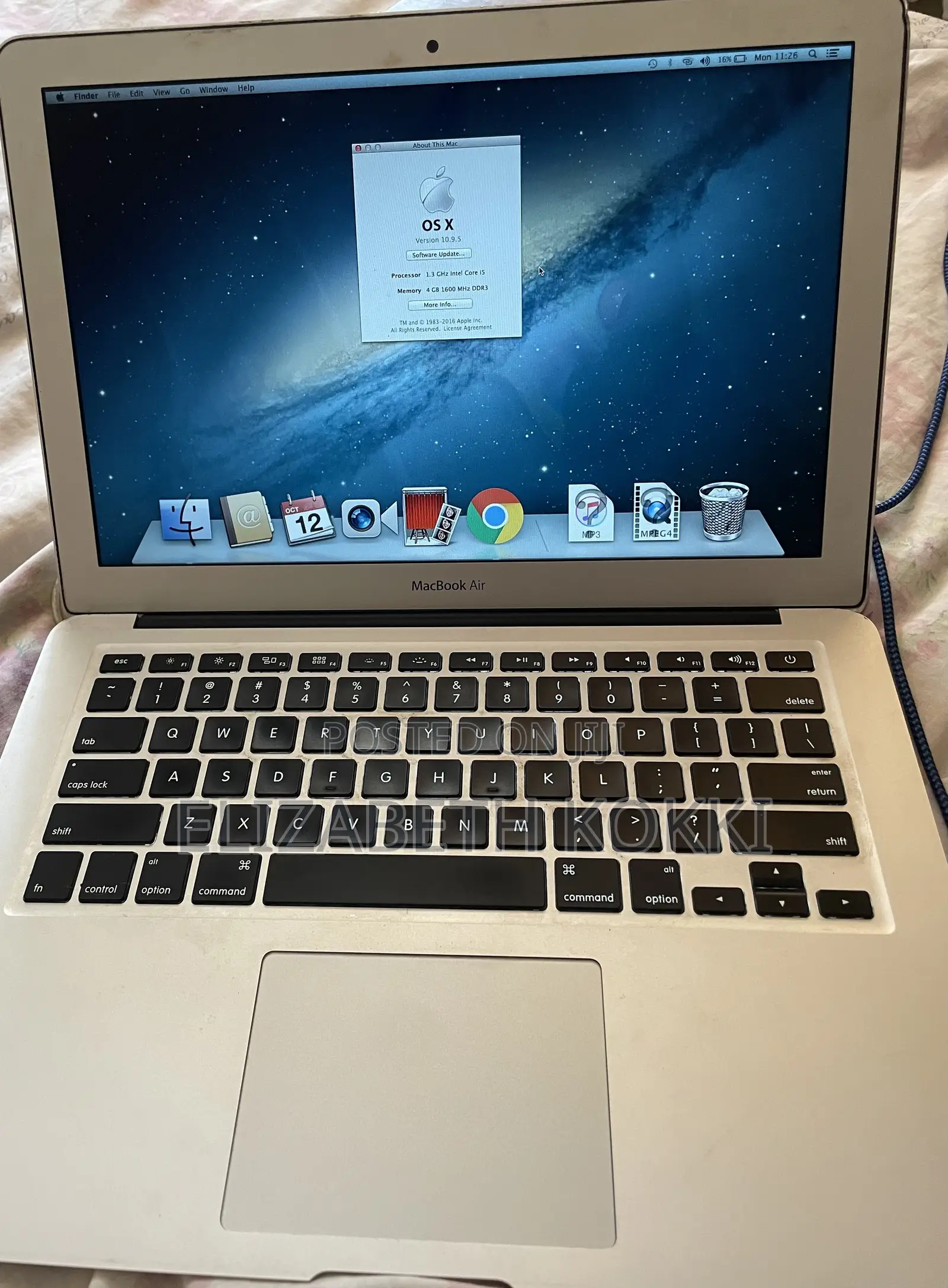 Laptop Apple MacBook Air 2013 4GB Intel Core i5 HDD 128GB