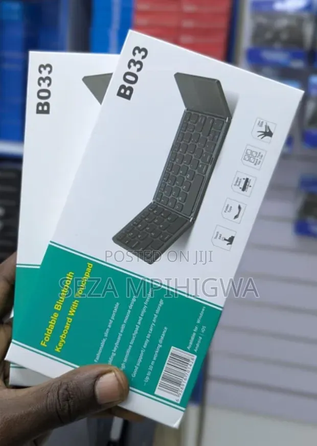 ​B033 Foldable Bluetooth Keyboard With Touchpad