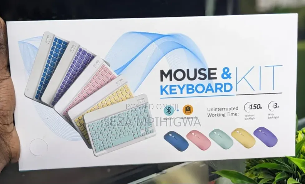 Rechargeable Bluetooth Mouse & Keyboard Kit