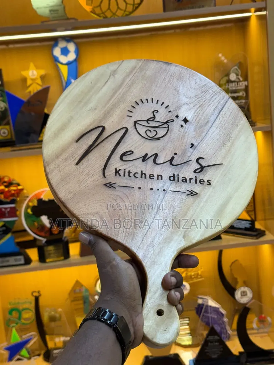 Customised Wooden Pizza Platter