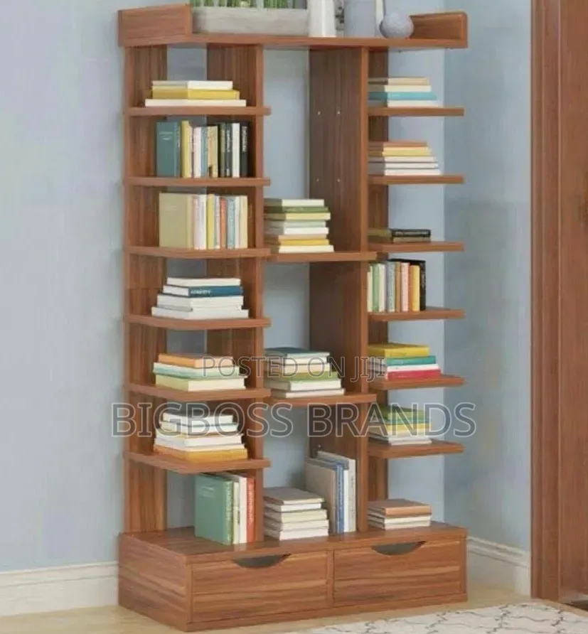 Multi-Tiered Wooden Bookshelf and Display Rack [For Books or Shoes]
