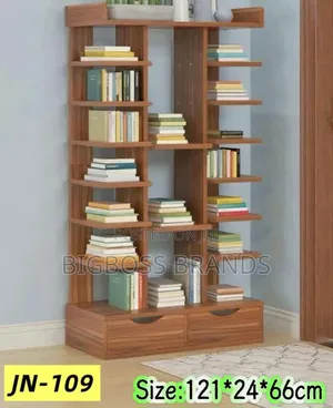 Multi-Tiered Wooden Bookshelf and Display Rack [For Books or Shoes]