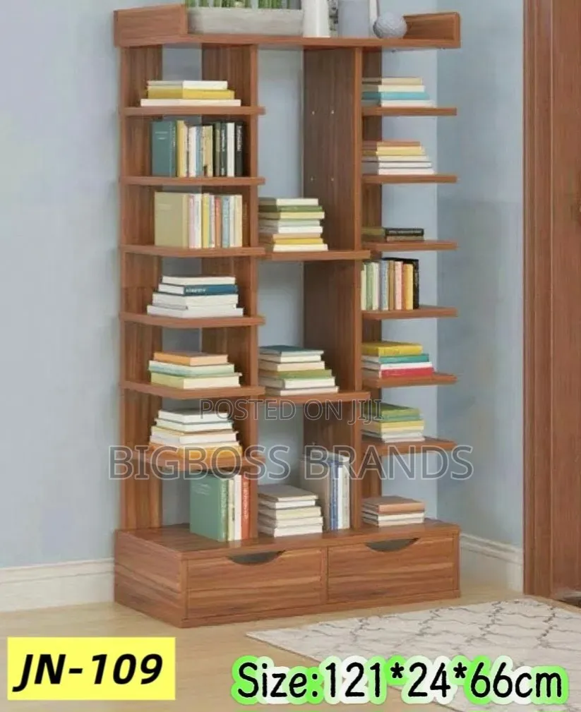 Multi-Tiered Wooden Bookshelf and Display Rack [For Books or Shoes]