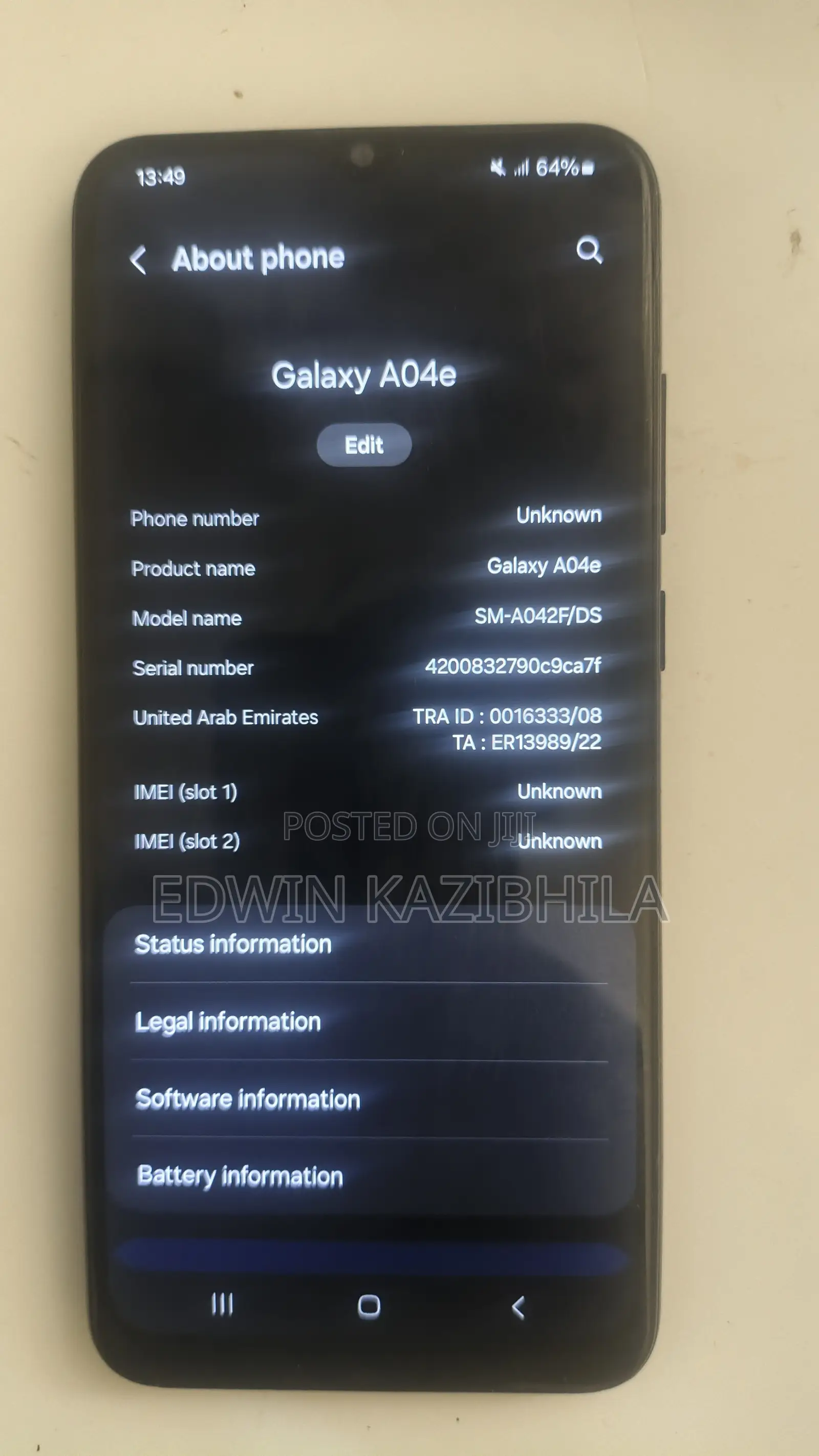 Samsung Galaxy A04e 32 GB Black