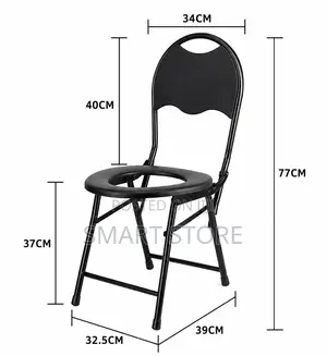 Portable & Foldable Commode Chair