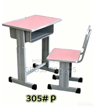 Children's Study Desk and Chair Set With a Built-in 305#