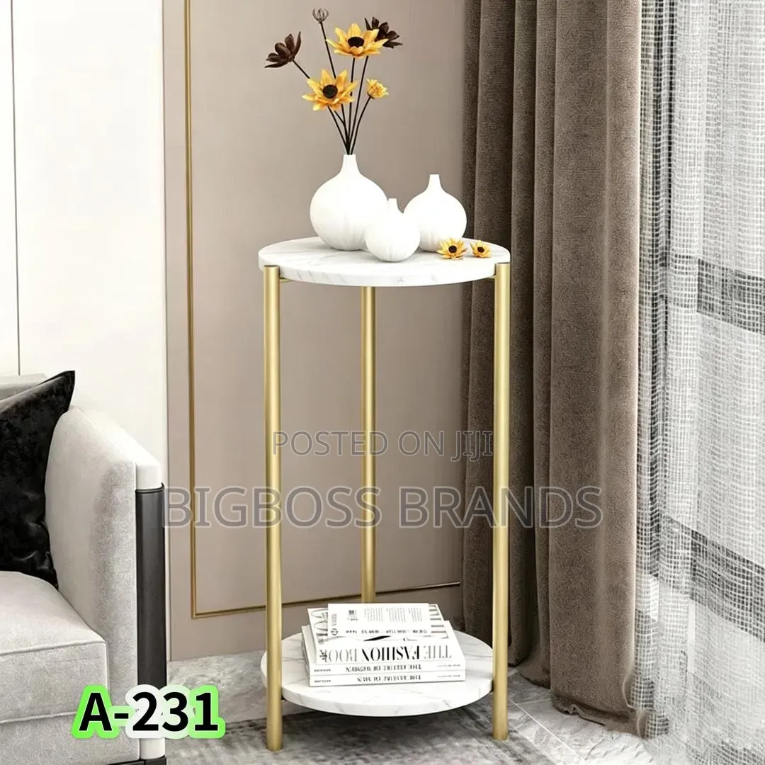 Elegant Two-Tier Round Coffee/Side Table a-231